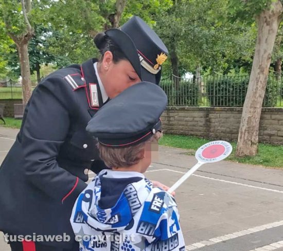 Vasanello - I bambini delle elementari incontrano i carabinieri
