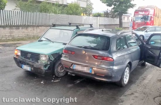 Cura di Vetralla - Incidente sulla Cassia