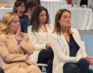 Giorgia Meloni e Antonella Sberna