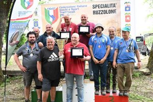 Soriano nel Cimino - Gara del ruzzolone - i premiati della categoria A