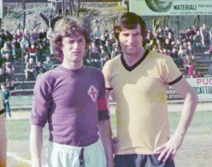 Sport - Calcio - A destra Bernando Pescosolido con Giancarlo Antonioni