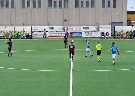 Sport - Calcio - Una fase di Sorianese-Ottavia