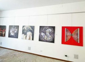 la mostra collettiva "SpazioTempismo"