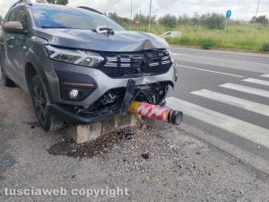 Viterbo - Incidente sulla Cassia Nord