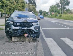 Viterbo - Incidente sulla Cassia Nord
