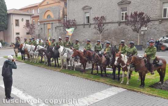 Viterbo - Equiraduno del Giubileo - La benedizione a piazza San Lorenzo