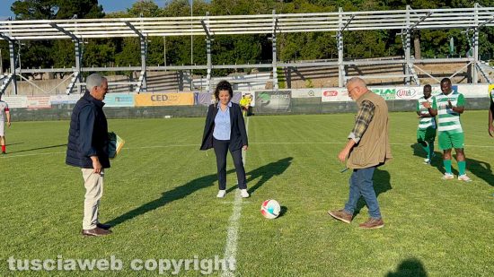 Viterbo - Sodalizio facchini di Santa Rosa e Asfa Uila insieme contro la Sla - Massimo Mecarini, Chiara Frontini e Antonio Biagioli