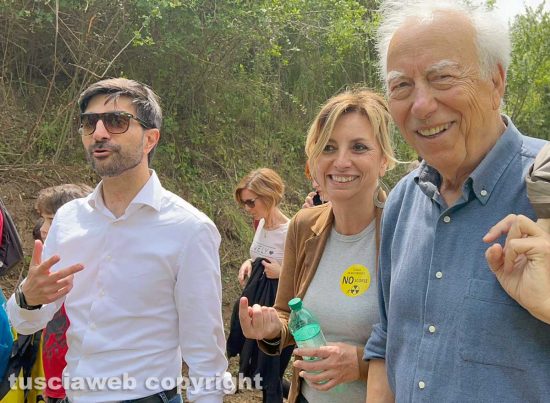 Corchiano - In 4mila in marcia contro il deposito di scorie - Daniele Sabatini e Famiano Crucianelli