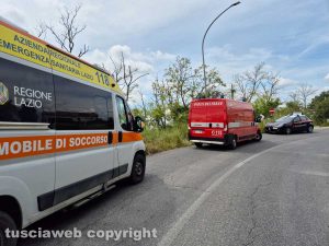 I vigili del fuoco, 118 e carabinieri