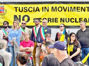 Vitorchiano presente alla marcia contro il deposito nazionale di scorie radioattive nella Tuscia