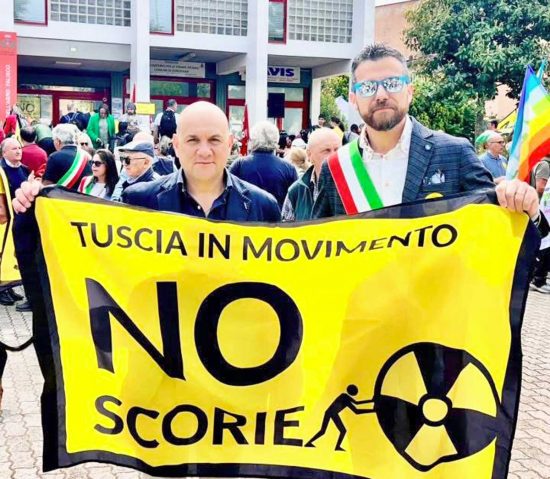 Vitorchiano presente alla marcia contro il deposito nazionale di scorie radioattive nella Tuscia