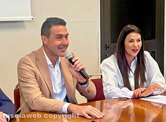 Roberto Vannacci e Claudia Conte
