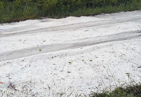 Vitorchiano - Violenta grandinata a Paparano