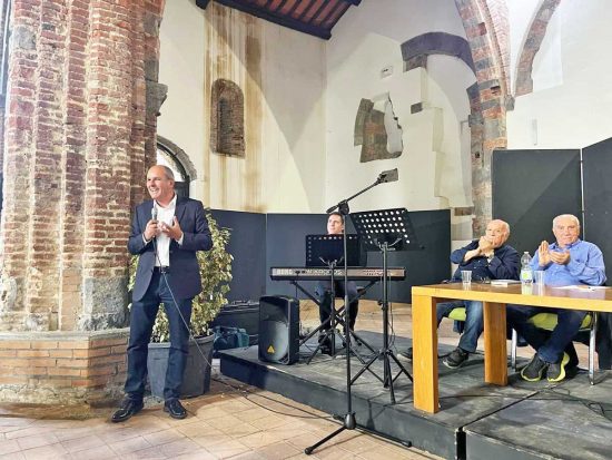 Ieri al Sala San Sisto la presentazione della nuova raccolta di racconti di Marino Santinelli