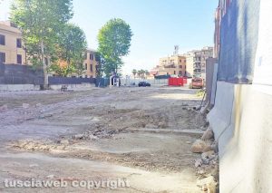 Civitavecchia - L'area di via XVI Settembre dopo le demolizioni