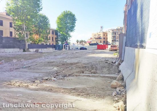 Civitavecchia - L'area di via XVI Settembre dopo le demolizioni