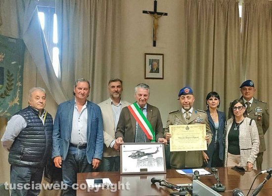 Vasanello - Cerimonia cittadinanza onoraria conferita al Colonnello Gianpaolo Rapposelli