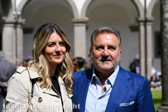 L'inaugurazione di Assaggi 2025 a Santa Maria in Gradi - Enrico Panunzi e Alessandra Troncarelli