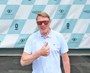 Mika Häkkinen al Leopard Circuit di Viterbo
