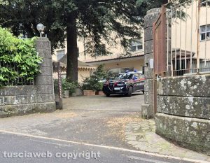 Montefiascone - Incendio a Villa Margherita, a fuoco una parte del giardino