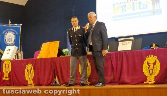 Viterbo - VIViterbo - VIII edizione del concorso “PretenDiamo Legalità” - Luigi Pasqualetti, presidente Fondazione CarivitII edizione del concorso “PretenDiamo Legalità”