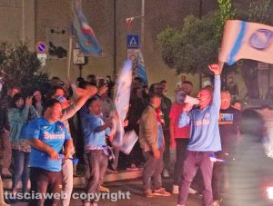 Napoli campione d'Italia, anche a Civitavecchia scatta la festa