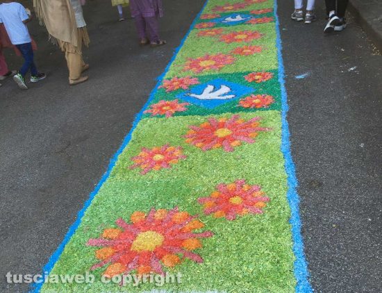L'infiorata a Corchiano