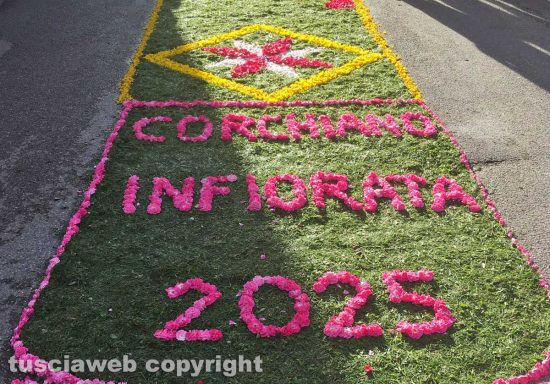 L'infiorata a Corchiano