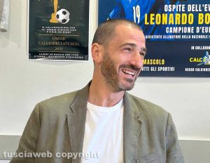 Viterbo - Leonardo Bonucci ospite d’onore della 42esima edizione del Premio Etrusco