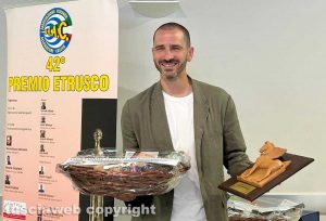 Viterbo - Leonardo Bonucci ospite d’onore della 42esima edizione del Premio Etrusco