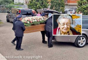 Il funerale di Italia Bigioni, “la nonna di Viterbo”