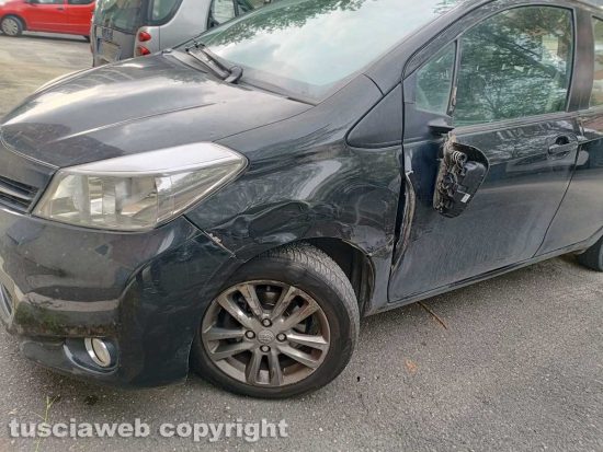Viterbo - Incidente sulla Cassia sud