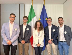 Una delegazione di Gioventù Nazionale Viterbo al Parlamento europeo