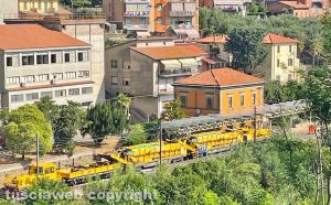 Soriano nel Cimino - Lavori sulla linea ferroviaria Roma Nord