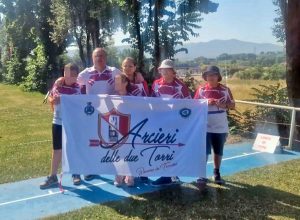 Terni - I giovani arcieri dell'Asd Arcieri delle Due Torri di Bassano in Teverina