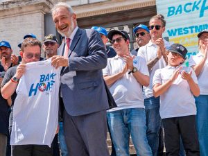 Il presidente Rocca incontra la carovana "Back home" di Juppiter