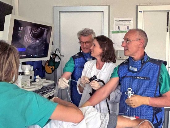 Viterbo - Intervento endoscopico al Santa Rosa 
