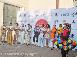 Viterbo - La sfilata di moda "La forza dell'azione"