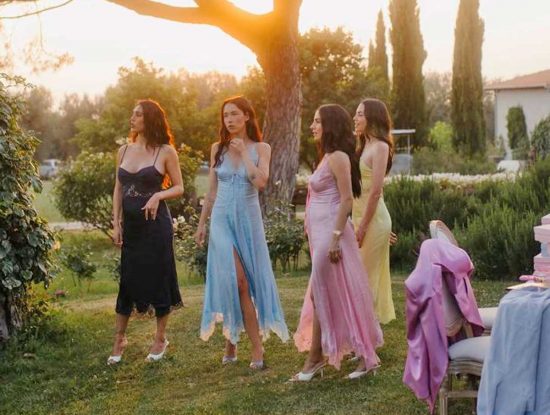 Cecilia Rodriguez, Aurora Ramazzotti, Giulia De Lellis e Martina Ravotti alla tenuta Bertarello