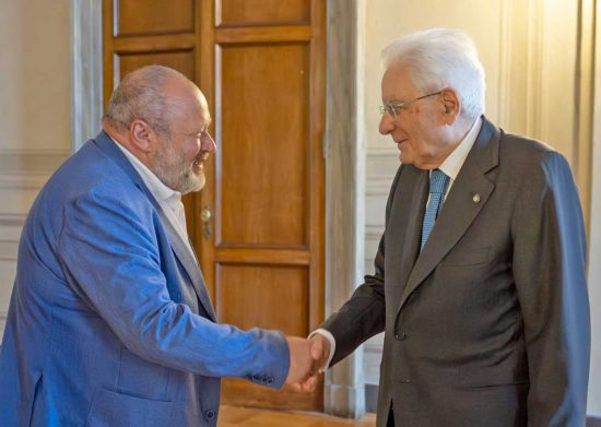 Roma - La carovana "Back Home" di Juppiter ospite da Sergio Mattarella