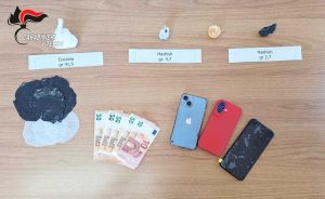 Ronciglione - Carabinieri - Il materiale sequestrato