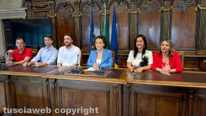 Presentazione del Viterbo Music Festival - Francesco Buzzi, Mattia Marcucci, Francesco Schirripa, Chiara Frontini, Katia Scardozzi, Alessandra Purchiaroni