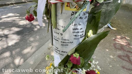 Viterbo - Viale Trieste - Il luogo dove Leonardo Cristiani ha perso la vita