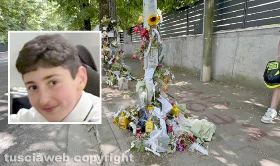 Viterbo - Viale Trieste - Il luogo dove Leonardo Cristiani ha perso la vita