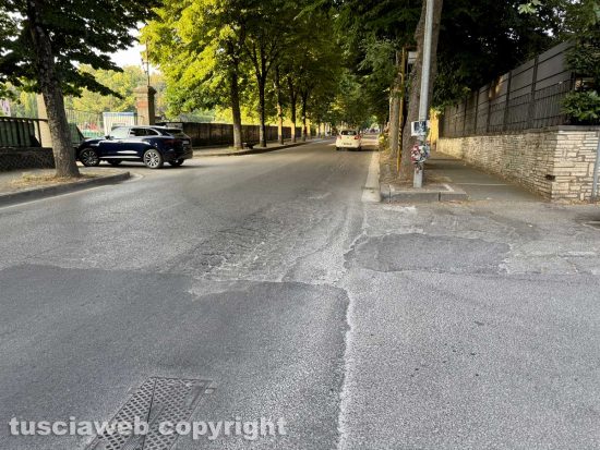 Viale Trieste - Il tratto di strada che precede il luogo dove ha perso la vita Leonardo Cristiani