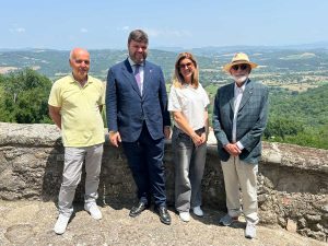 Bassano in Teverina insignita della Bandiera Arancione del Touring Club Italiano