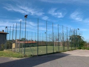 Il campo da calcetto a Tobia