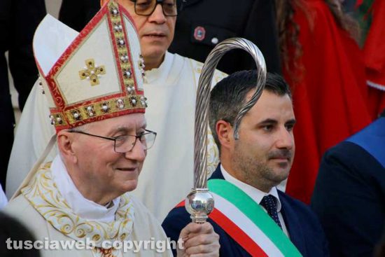 Il cardinale Pietro Parolin, segretario di stato della Santa Sede, a Civita Castellana - Foto Emilio Matteucci