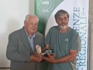 Consegna del premio ad Alessandro Cuboni