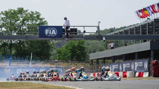 Leopard Circuit Viterbo - Karting - La partenza Ok Junior